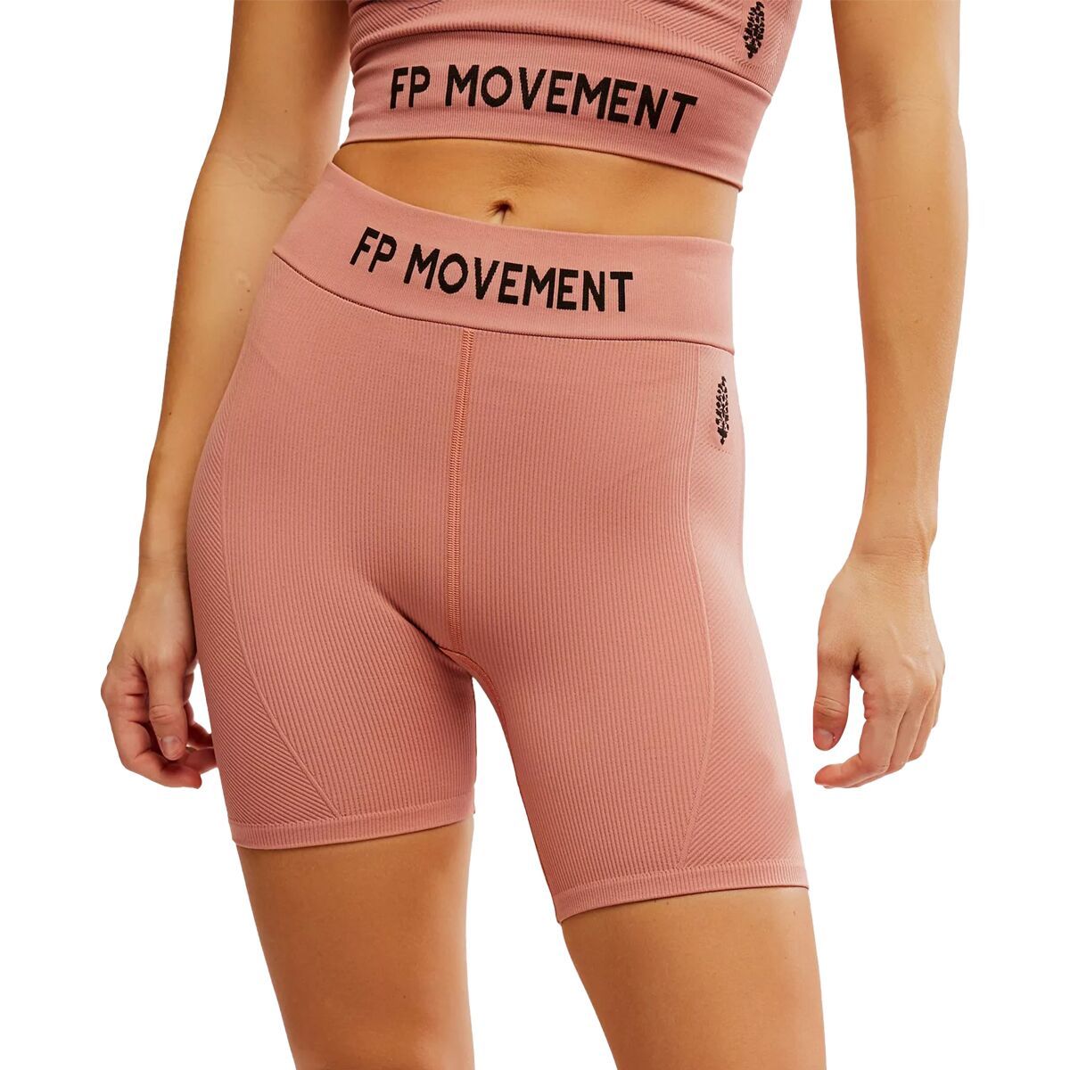 FP Movement Women's Long Haul Bike Short in Petal - Size: M/L