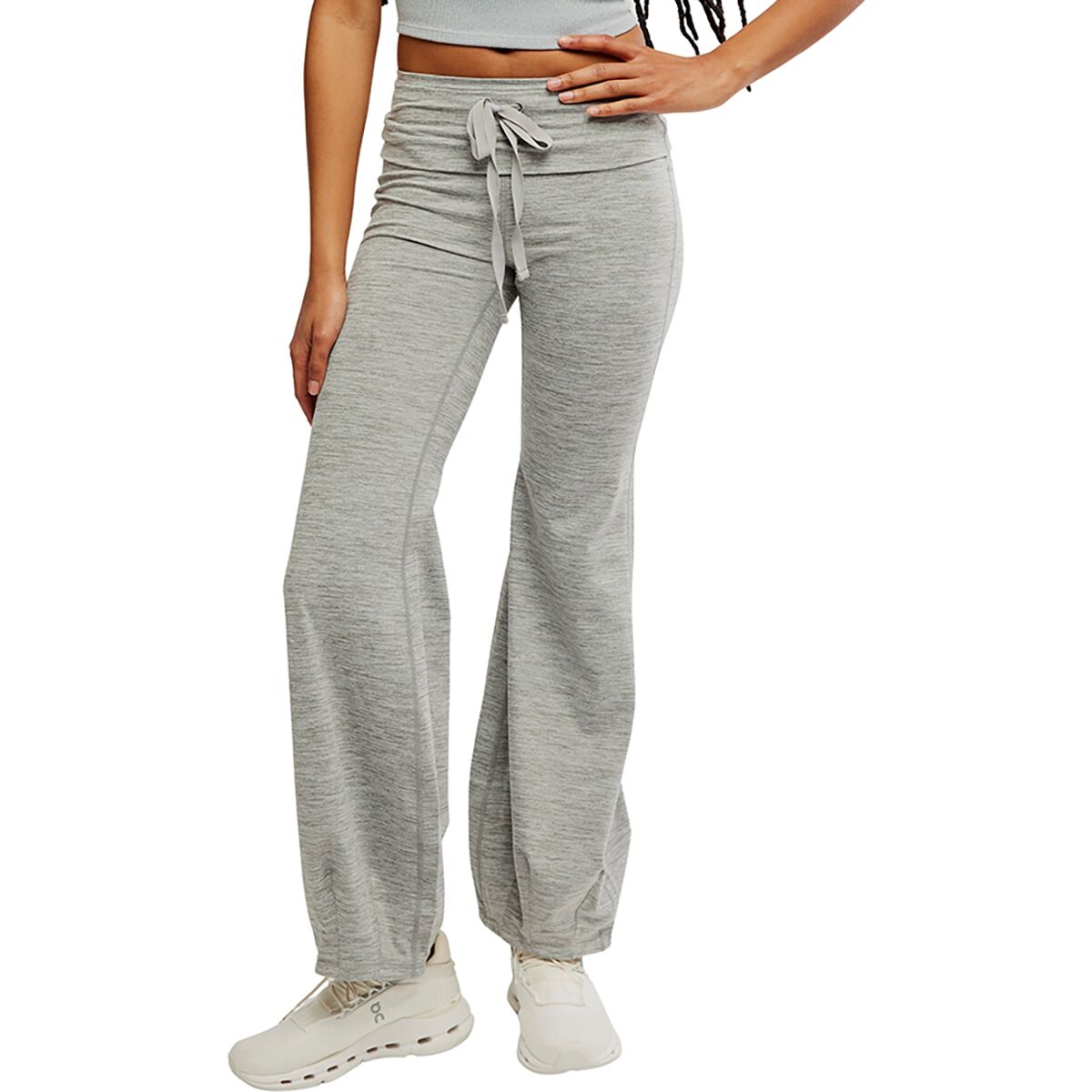FP Movement Women's Quick Step Heather Pant in Heather Grey - Size: XL
