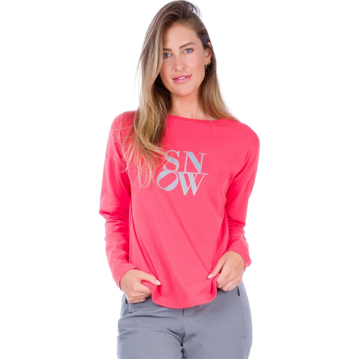 Fera Women's Snow Top in Melon - Size: Small