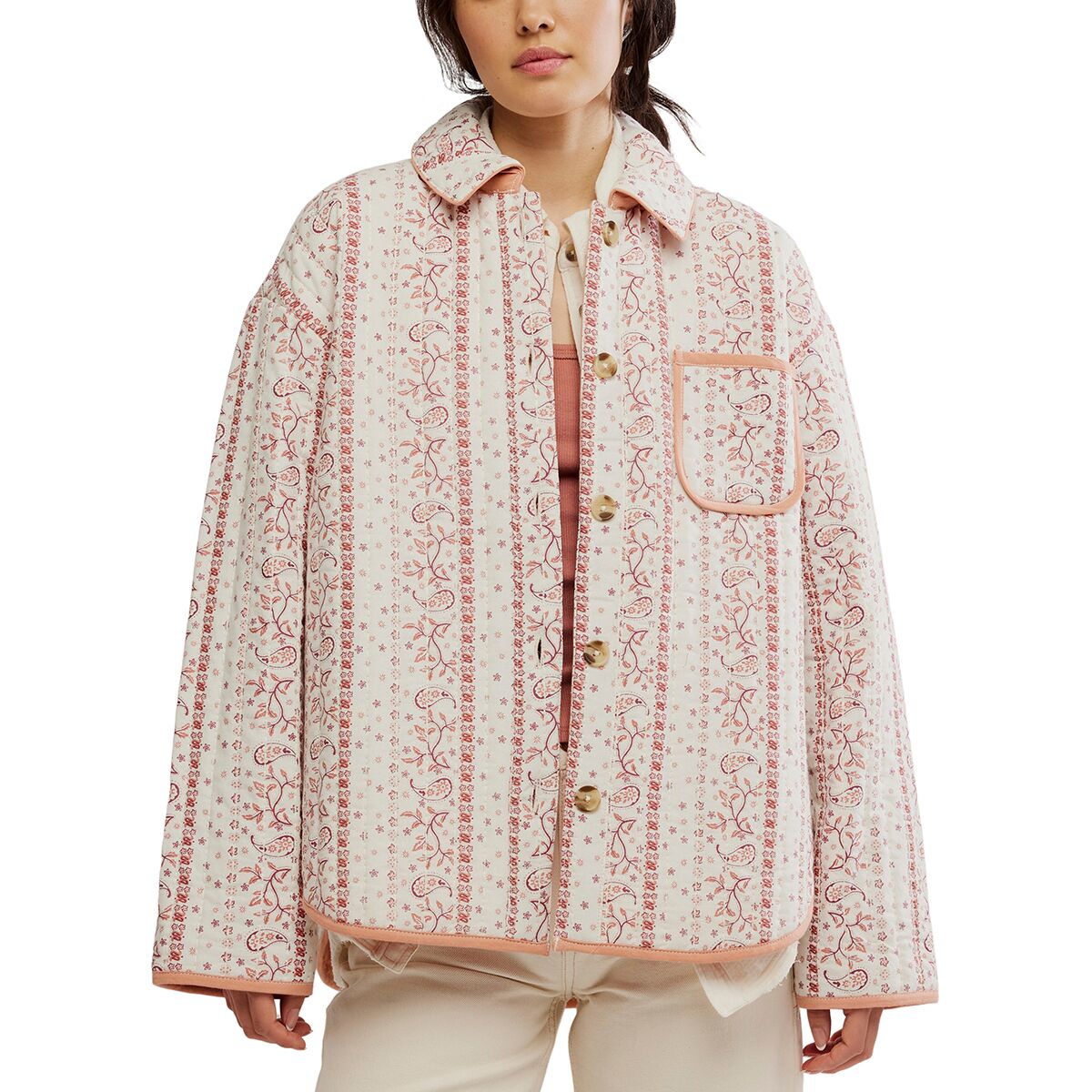 Free People Women's Alexie Jacket in Ivory - Size: XS