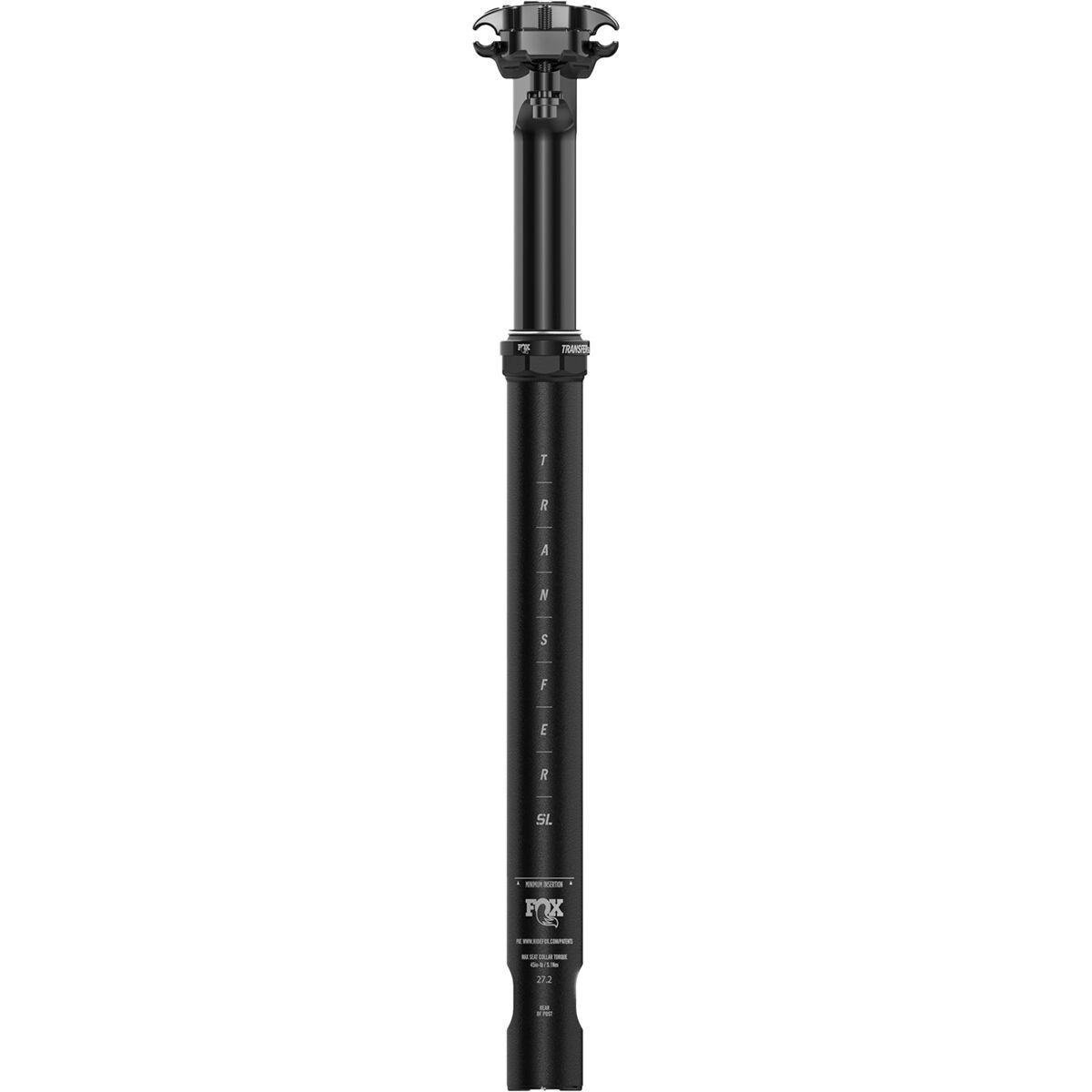 FOX Racing Shox Transfer SL Performance Elite Dropper Seatpost - 2023 in Black - Size: 31.6x100mm Travel XL