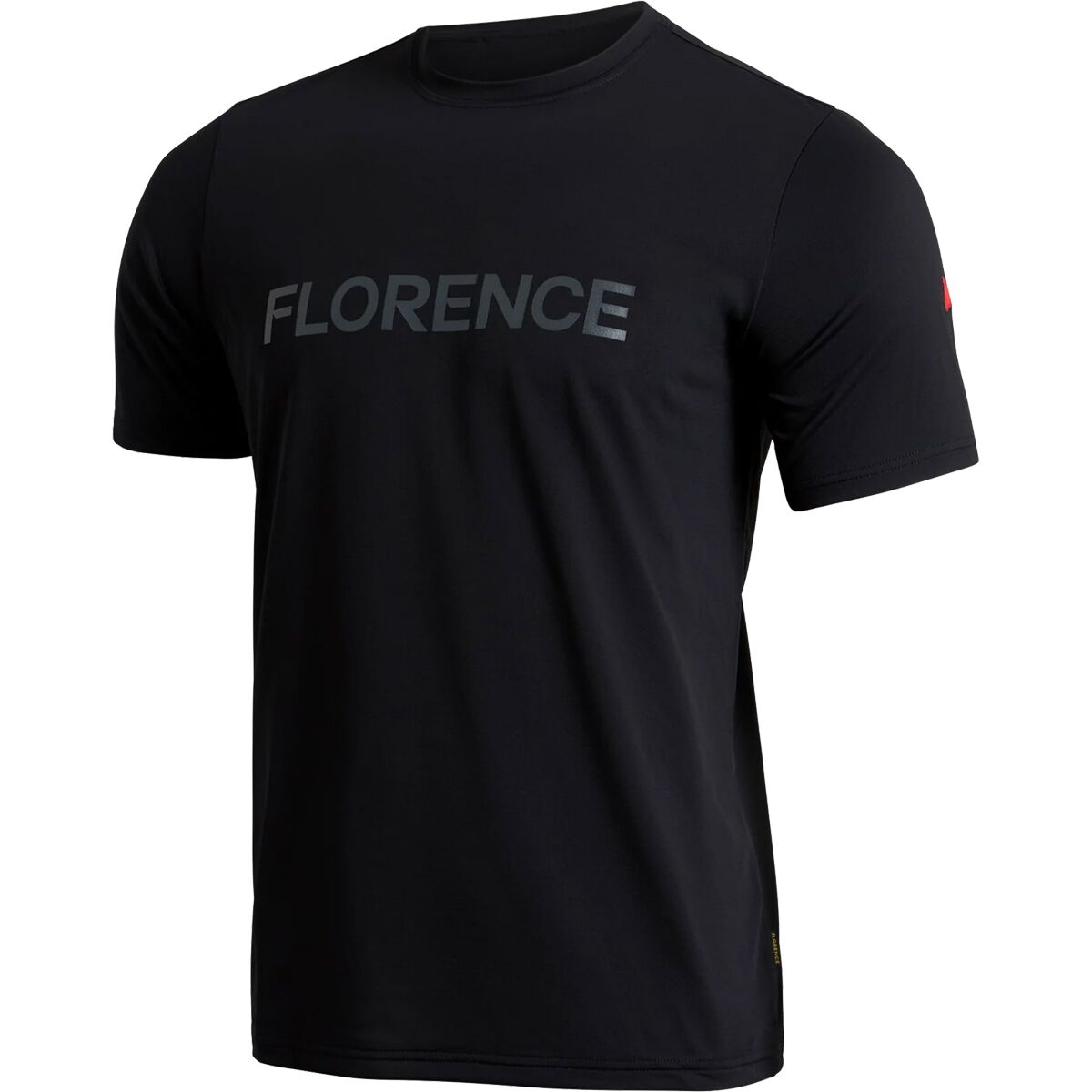 Florence Marine X Men's Airtex Florence Logo Short-Sleeve Shirt in Black - Size: Medium