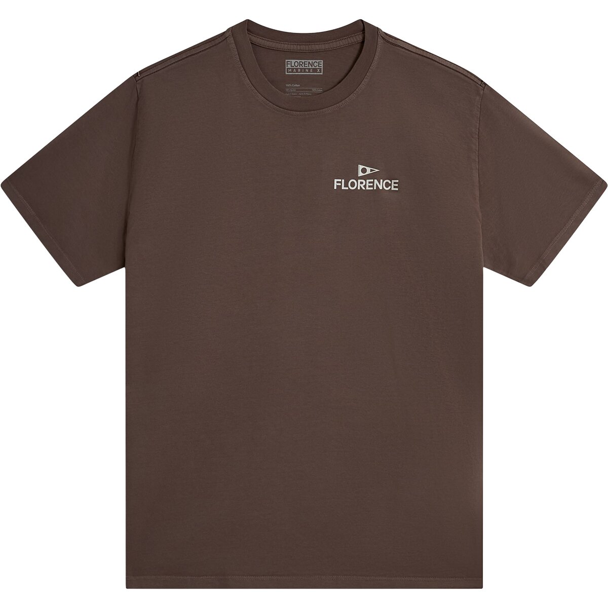 Florence Marine X Men's Crew T-Shirt in Pumice - Size: Small