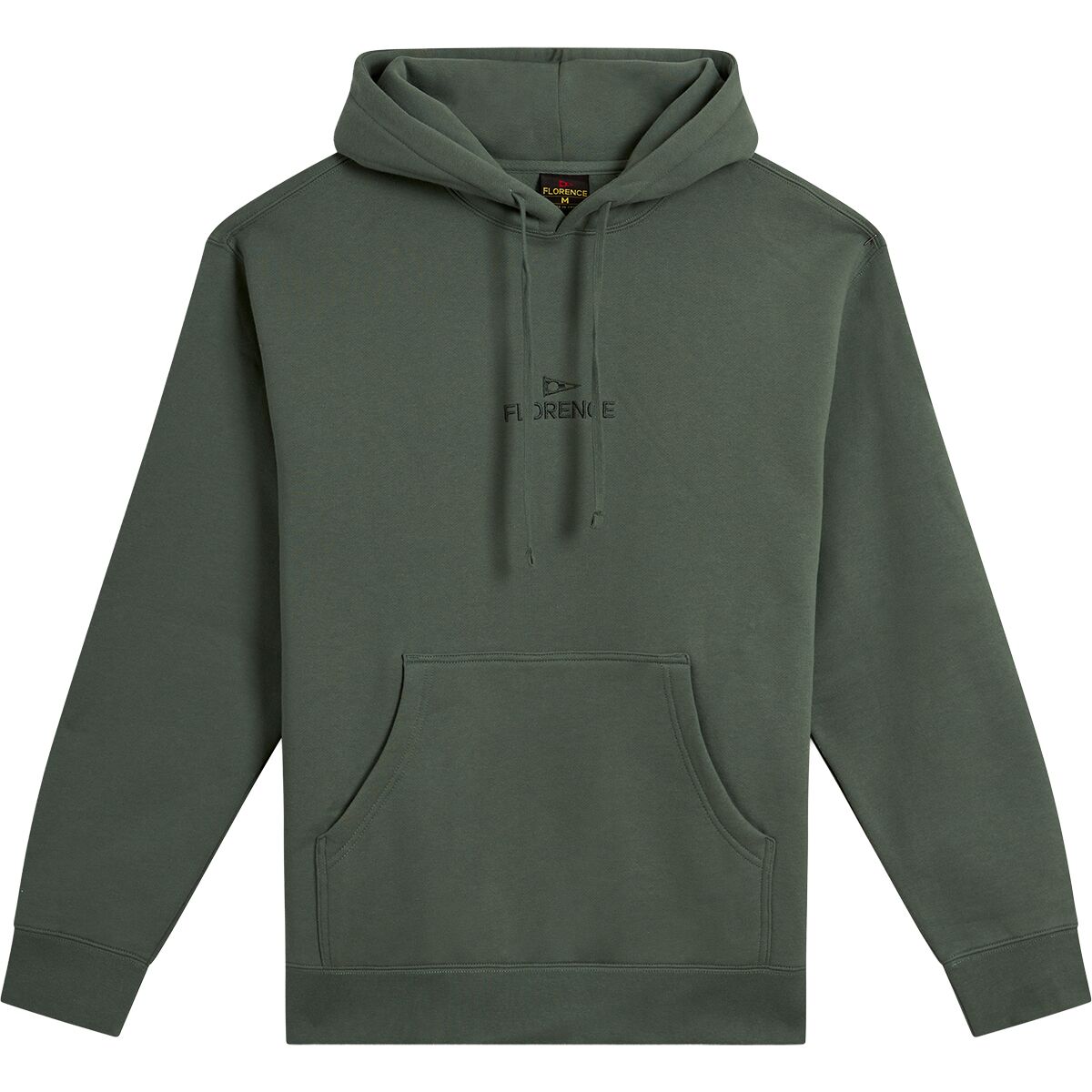 Florence Marine X Men's Florence Embroidered Hoodie in Dark Sage - Size: XXL