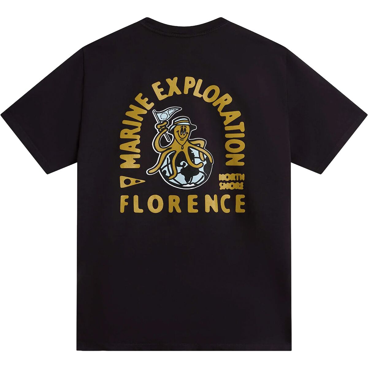 Florence Marine X Men's Explore The Earth T-Shirt in Black - Size: Medium