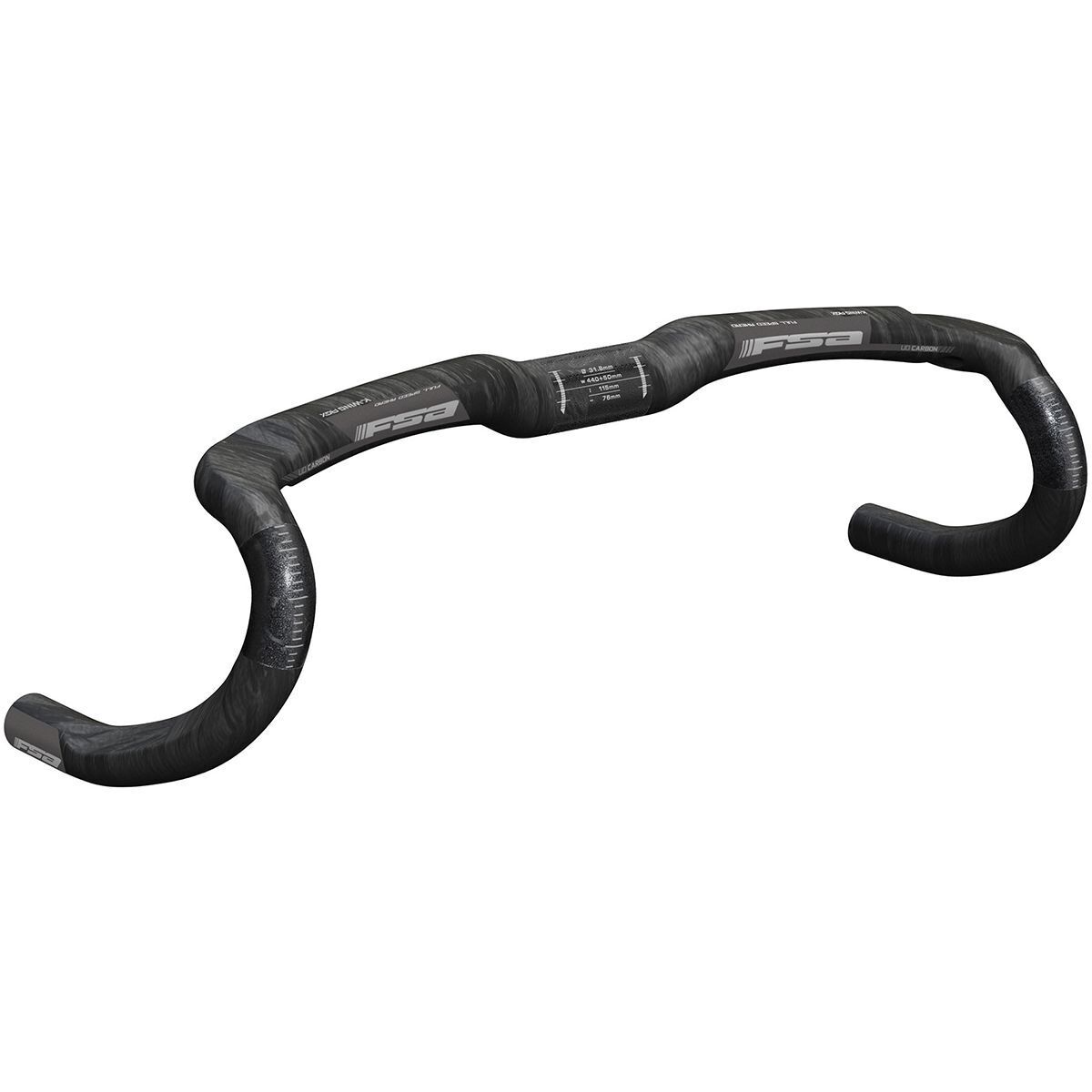 FSA FSA K-Wing AGX Handlebar in Carbon - Size: 44cm - $294.49 at Steep and Cheap
