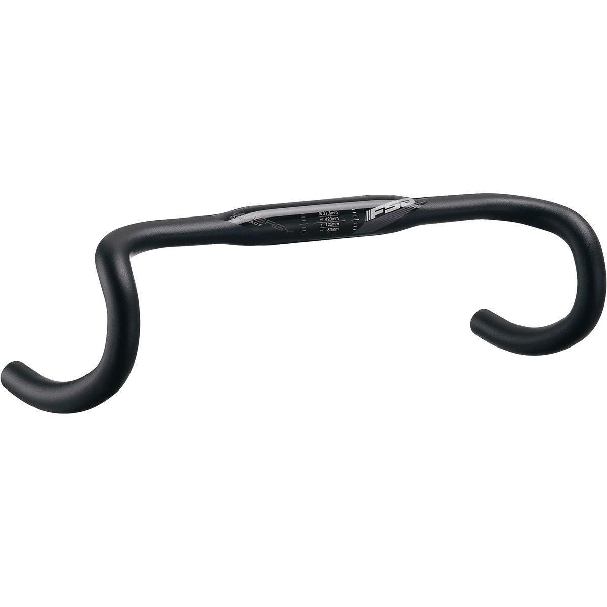 FSA FSA Energy Compact SCR Handlebar in Grey - Size: 44cm - $80.30 at Steep and Cheap