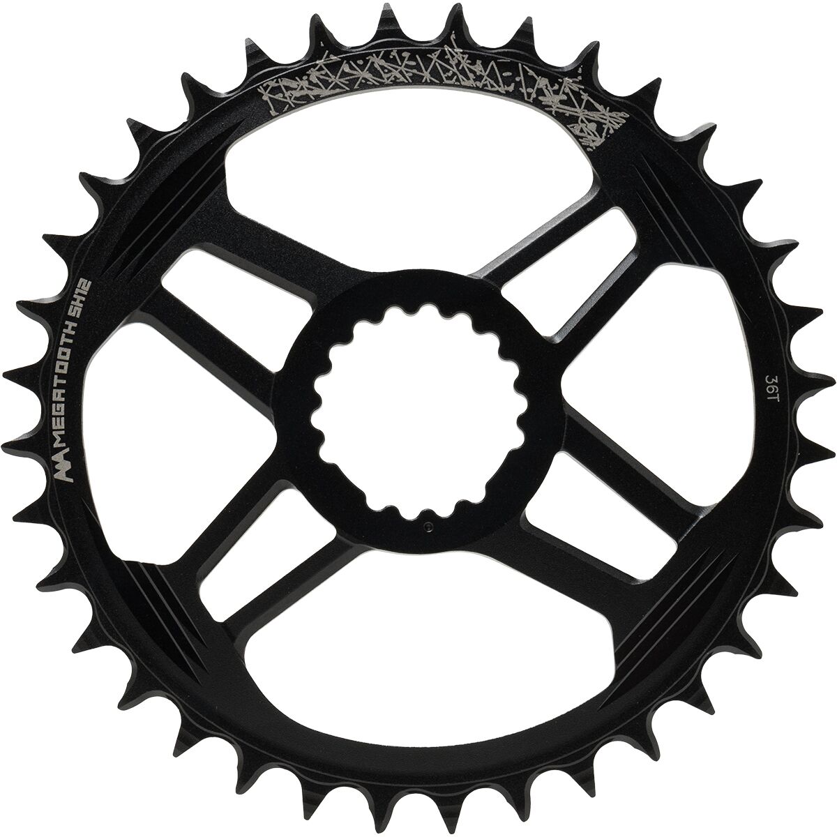 FSA FSA Gradient Megatooth Chainring in Black - Size: Direct Mount/38t - $75.35 at Steep and Cheap