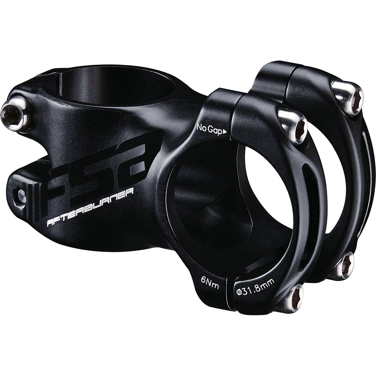 FSA Afterburner Light Weight Stem in Black - Size: 31.8x50mm