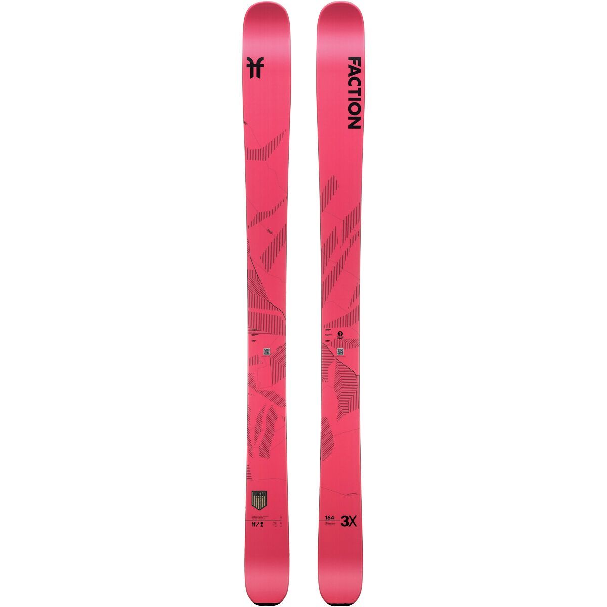 Faction Skis Women's Agent 3X Ski - 2025 in Red - Size: 172cm