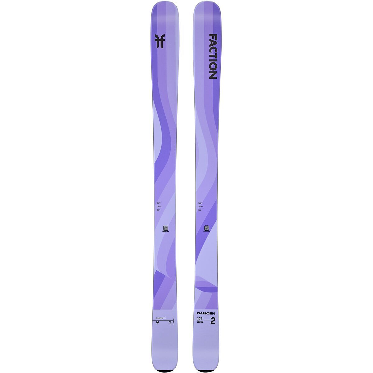 Faction Skis Dancer 2 Ski - 2025 in Purple - Size: 171cm