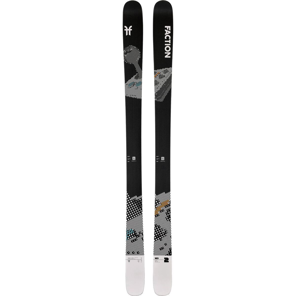 Faction Skis Prodigy 2 Ski - 2025 in Black - Size: 183cm