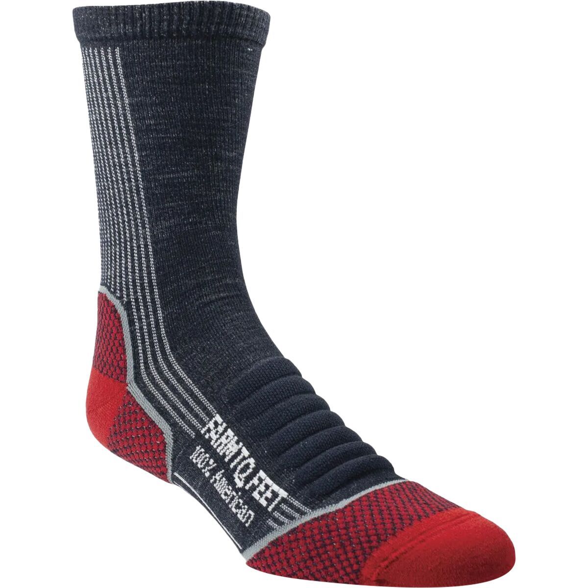 Farm To Feet Damascus 3/4 Crew Sock in Total Eclipse - Size: Medium