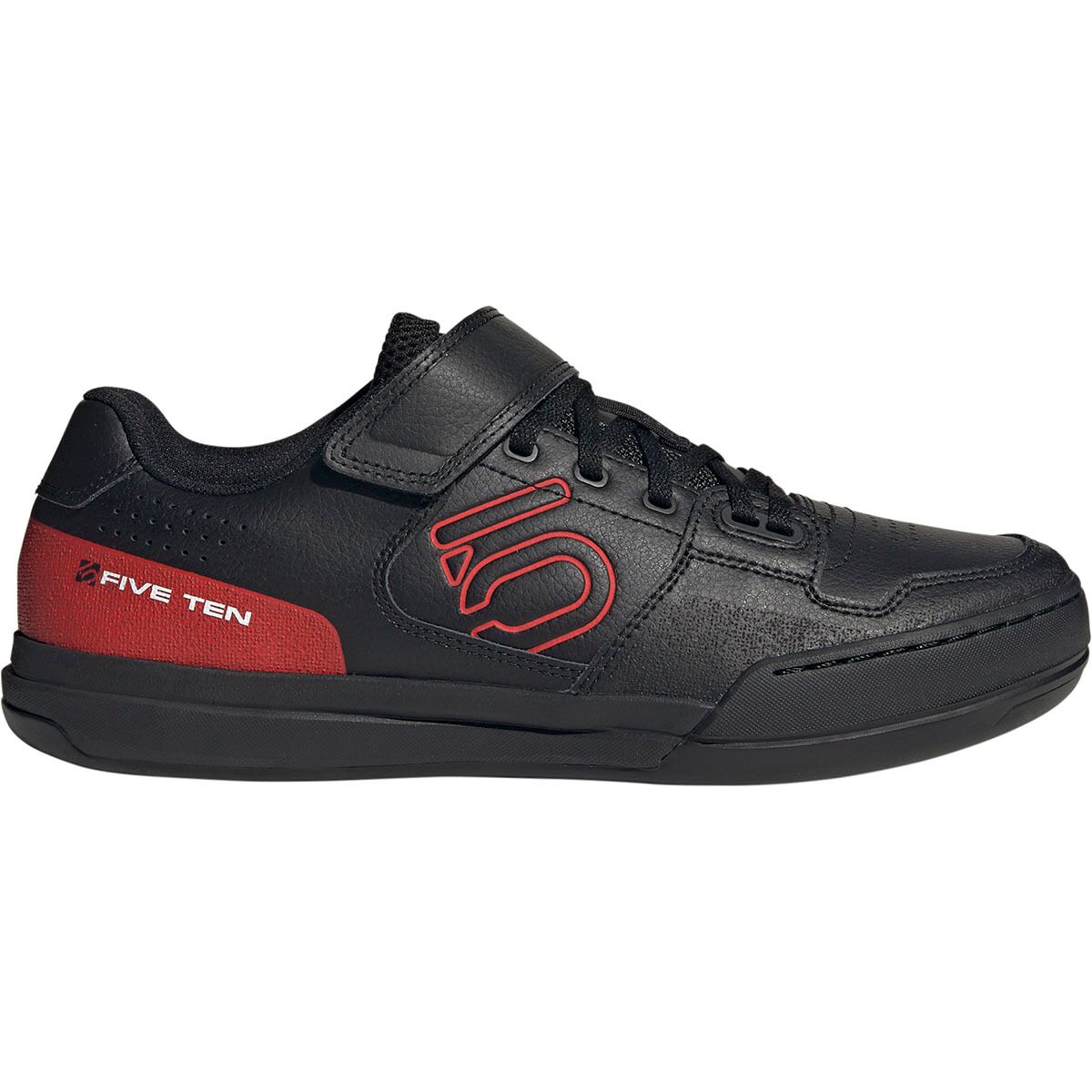 Five Ten Hellcat Cycling Shoe in Core Black / Red / Ftwr White - Size: Mens 10.0/Womens 11
