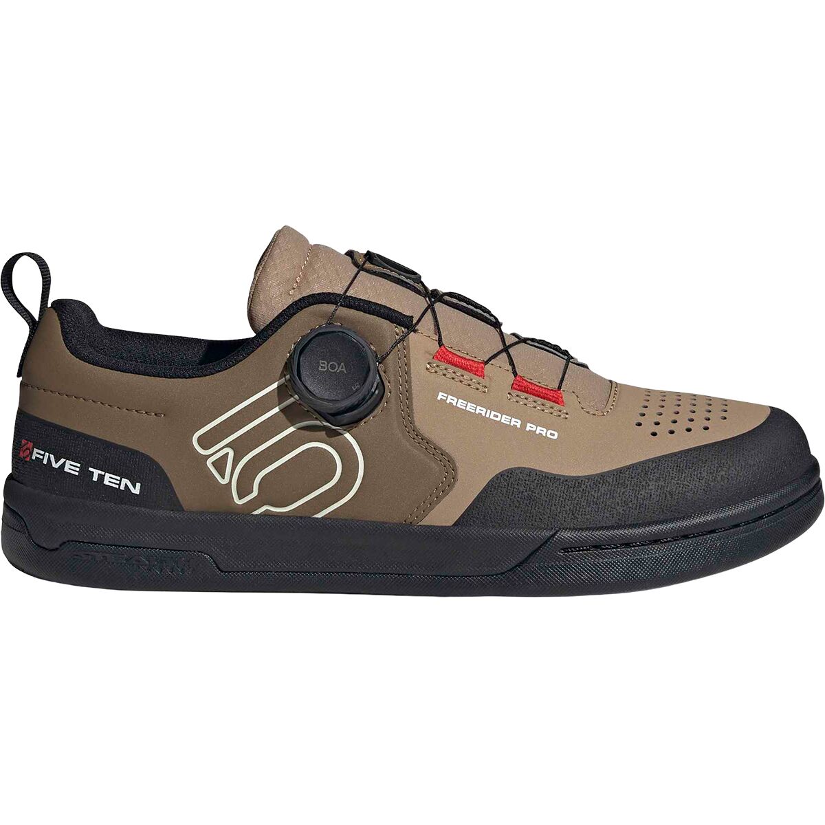 Five Ten Men's Freerider Pro BOA Cycling Shoe in Cardboard / Off White / Core Black - Size: 7.5