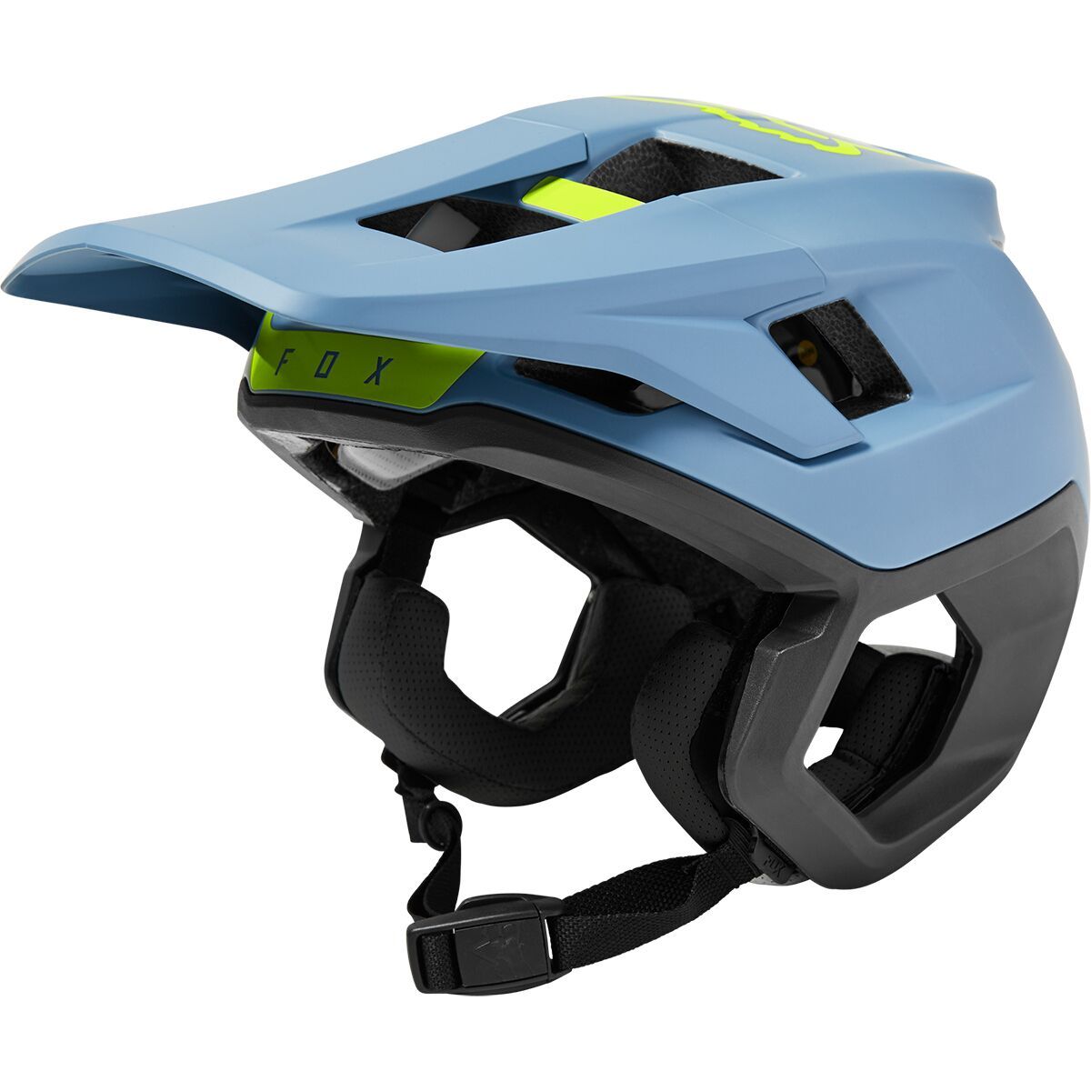 Fox Racing Dropframe MIPS Helmet in Black - Size: Small