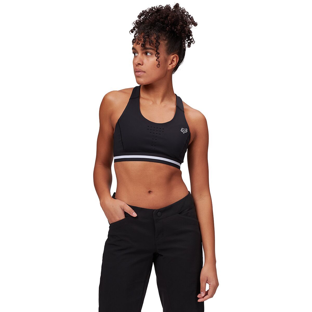 Fox Racing Women's TecBase Bra in Black - Size: XS