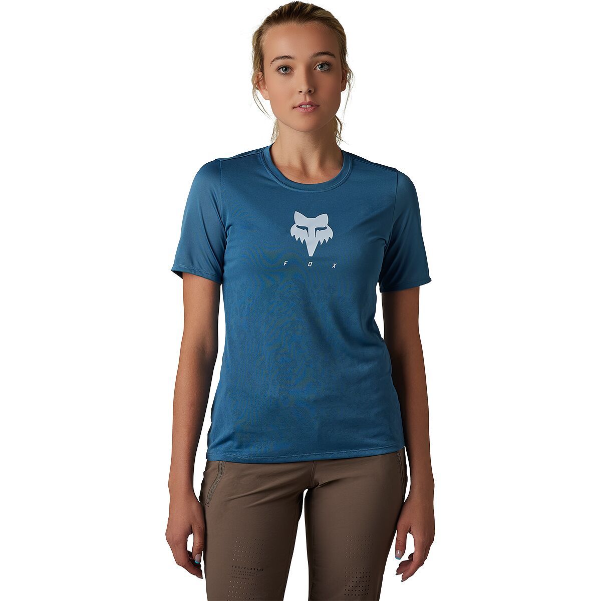 Fox Racing Women's Ranger TruDri Short-Sleeve Jersey in Tulip Taunt - Size: XS