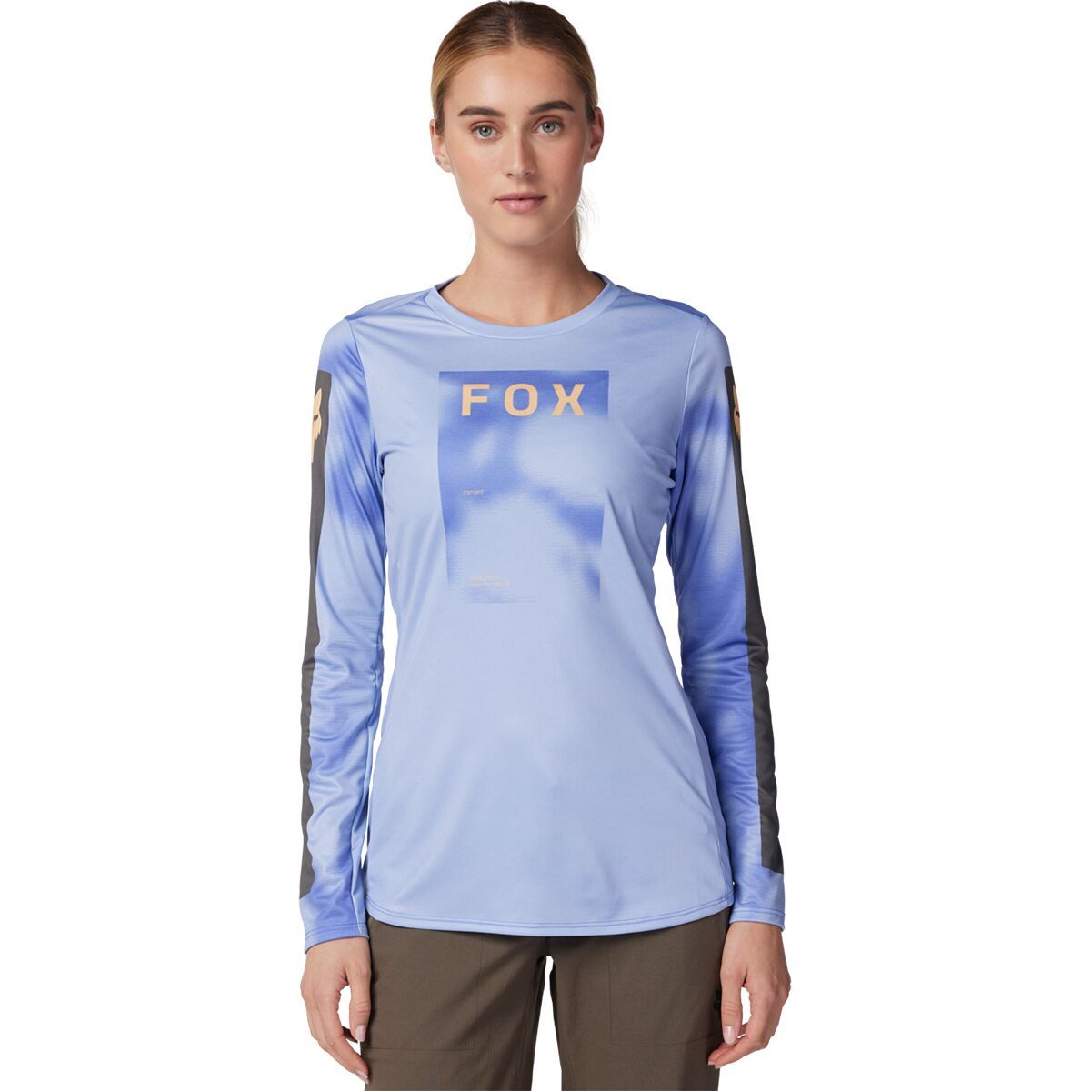 Fox Racing Women's Ranger Tru Dri Long-Sleeve Jersey in Tulip Taunt - Size: XS