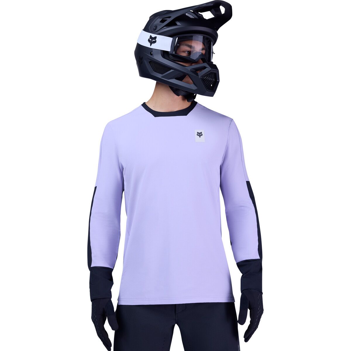 Fox Racing Men's Defend Thermal Jersey in Lilac - Size: XL