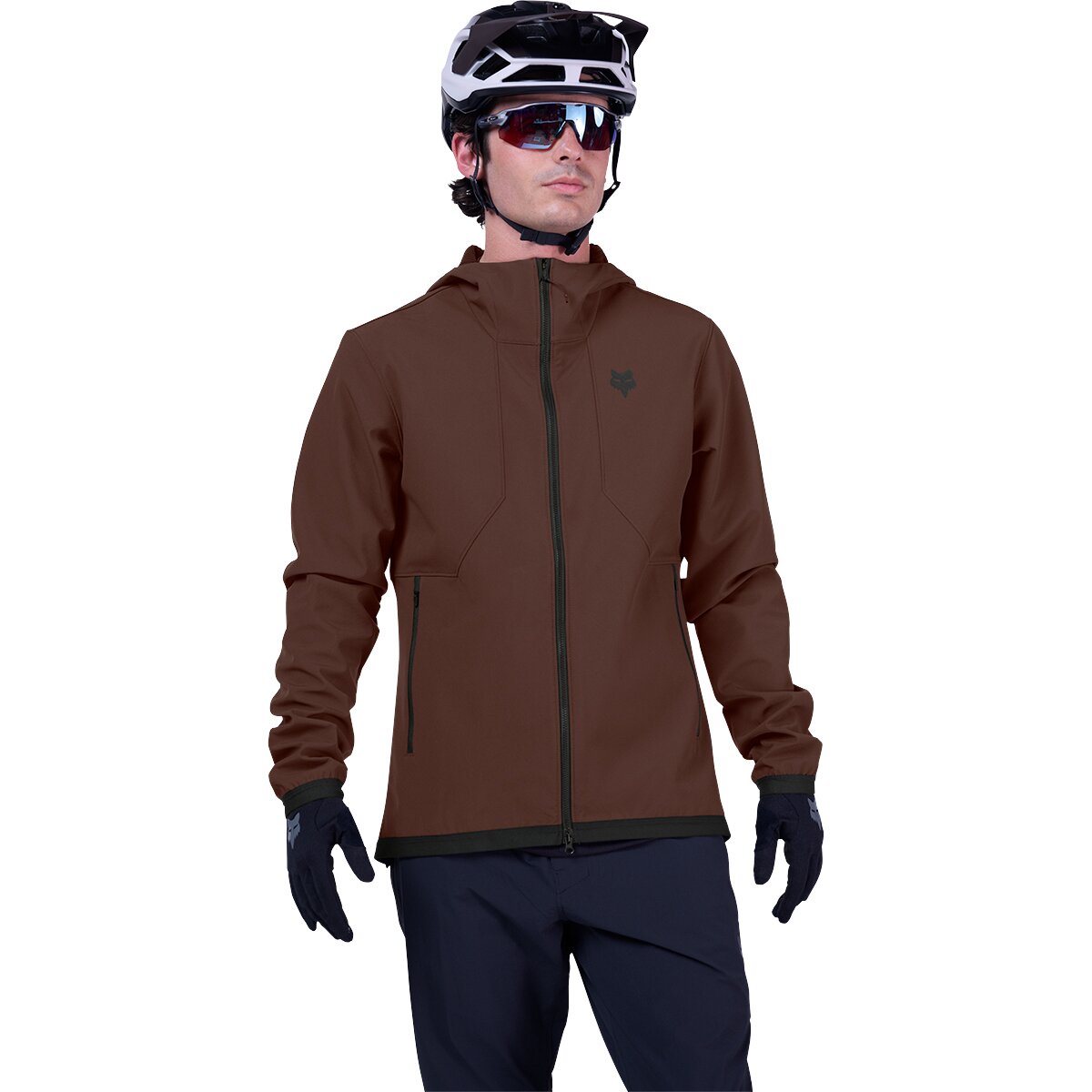 Fox Racing Men's Ranger Fire Hoodie in Cocoa - Size: XL