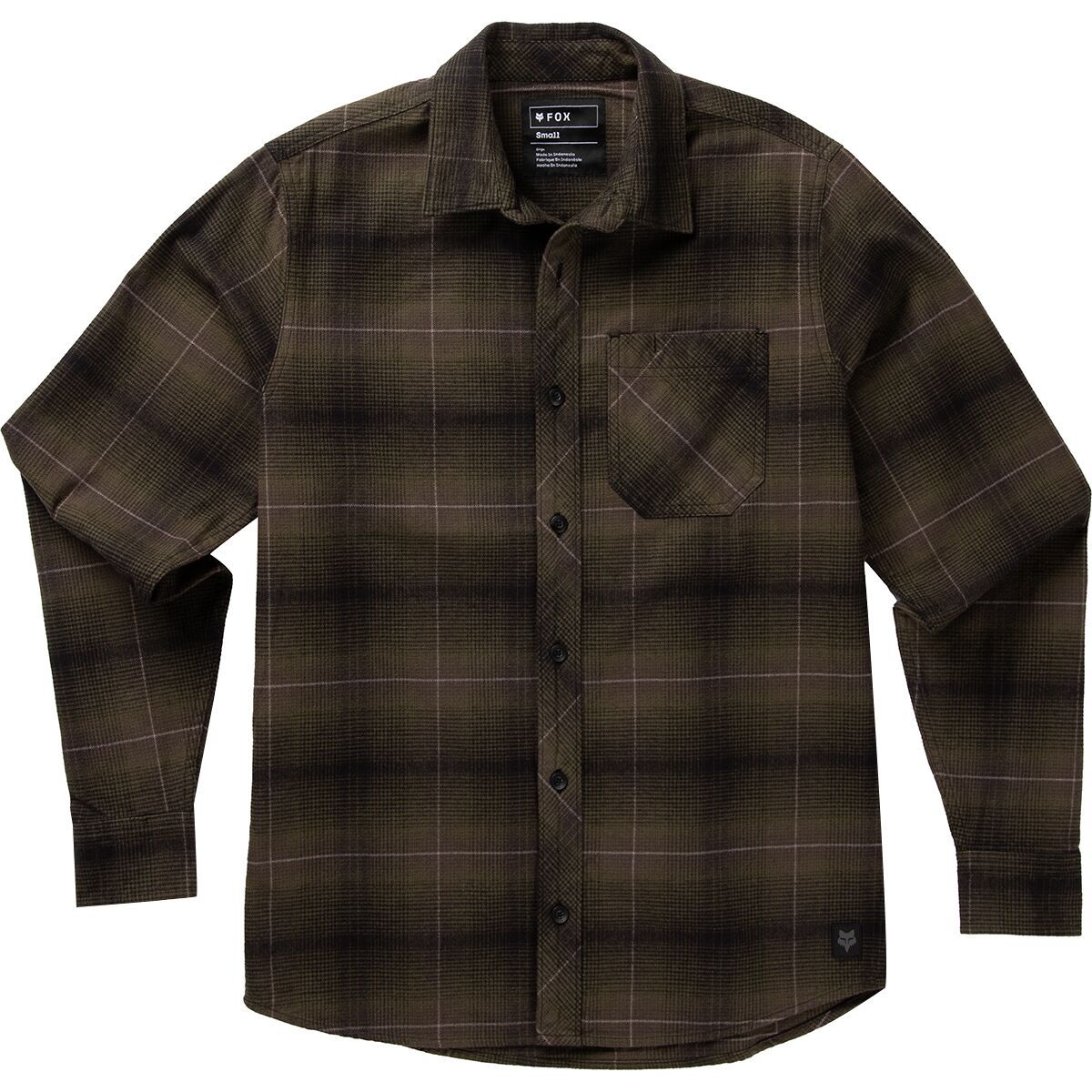 Fox Racing Men's Source Flannel in Nutmeg - Size: Medium