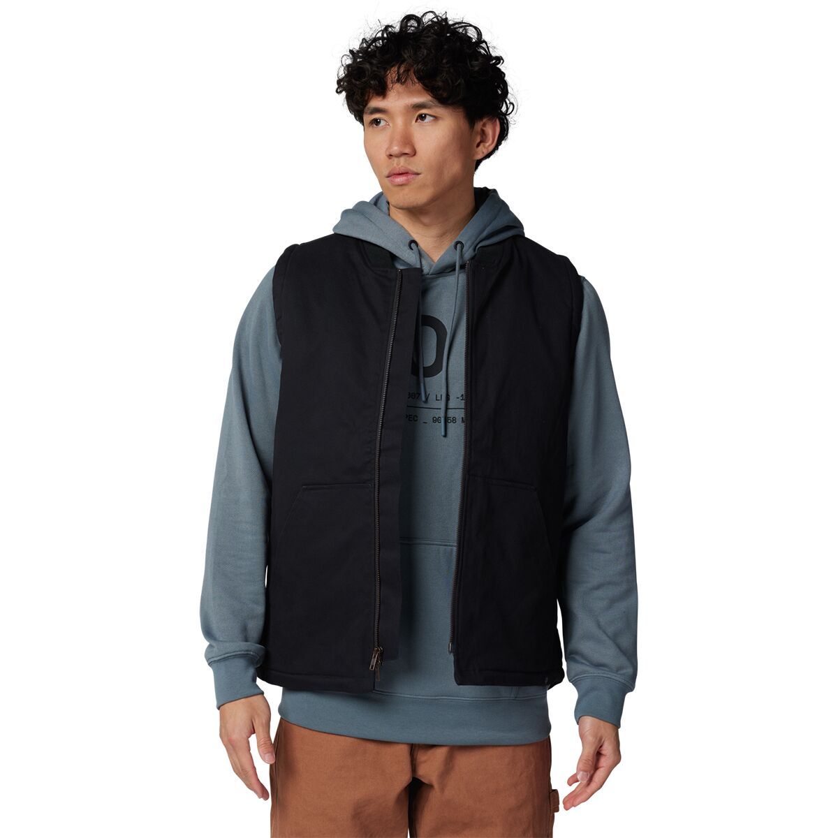 Fox Racing Men's Source Sherpa Vest in Black - Size: XL