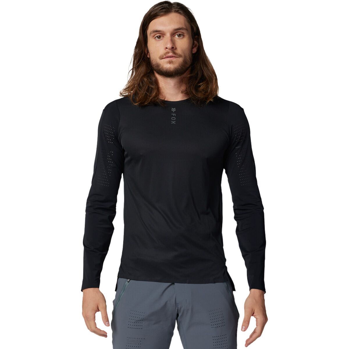 Fox Racing Men's Flexair Pro Long-Sleeve Jersey in Black - Size: XXL
