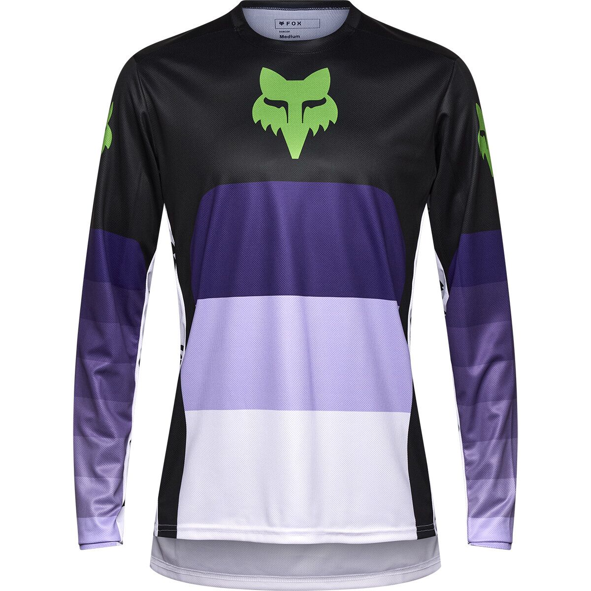 Fox Racing Men's Ranger Long-Sleeve Jersey in Grid Black - Size: Small