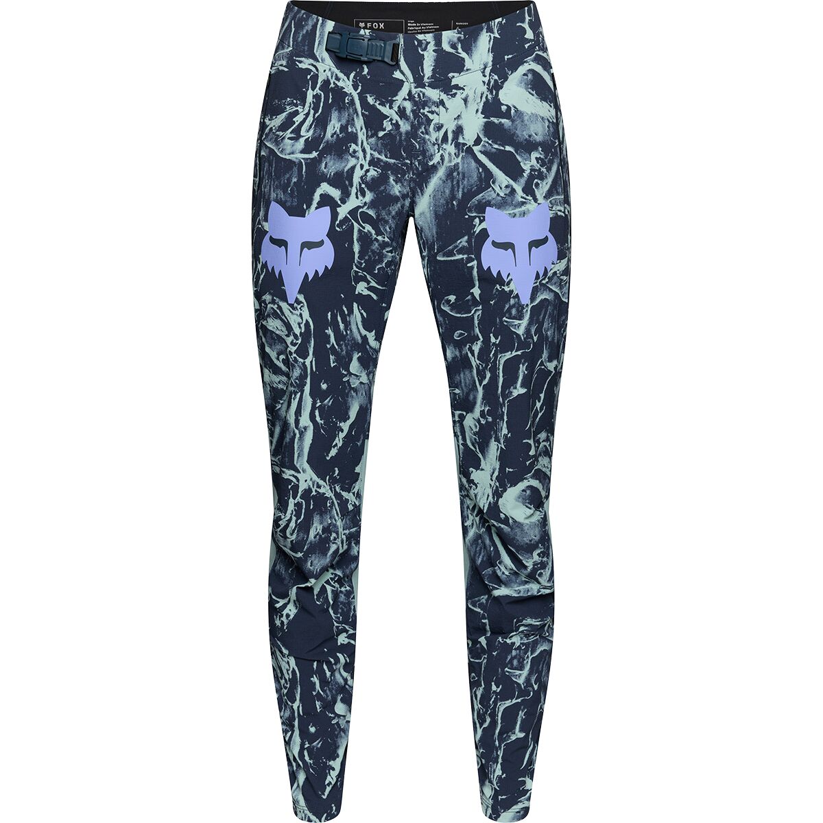 Fox Racing Women's Ranger Pant in Arctic Blue Image Print - Size: 4