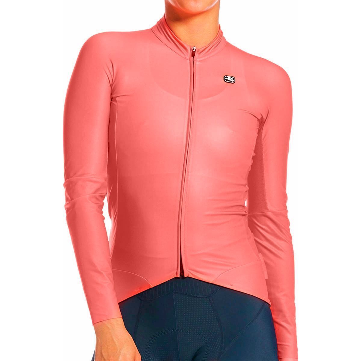 Giordana Women's FR-C Pro Lightweight UPF 50+ Long-Sleeve Jersey in Living Coral - Size: 3XL