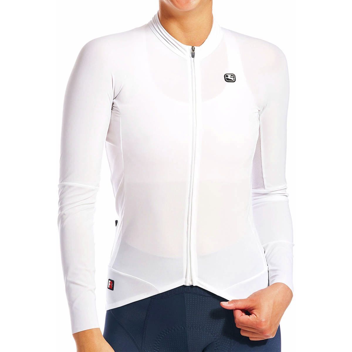 Giordana Women's FR-C Pro Lightweight UPF 50+ Long-Sleeve Jersey in White - Size: XXS