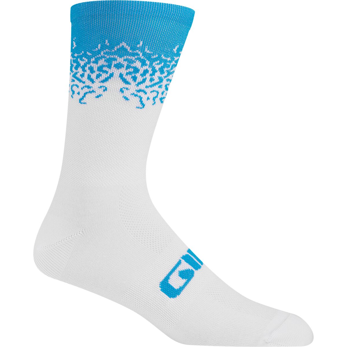 Giro New Road Merino Seasonal Wool Socks in Ano Blue White - Size: Large