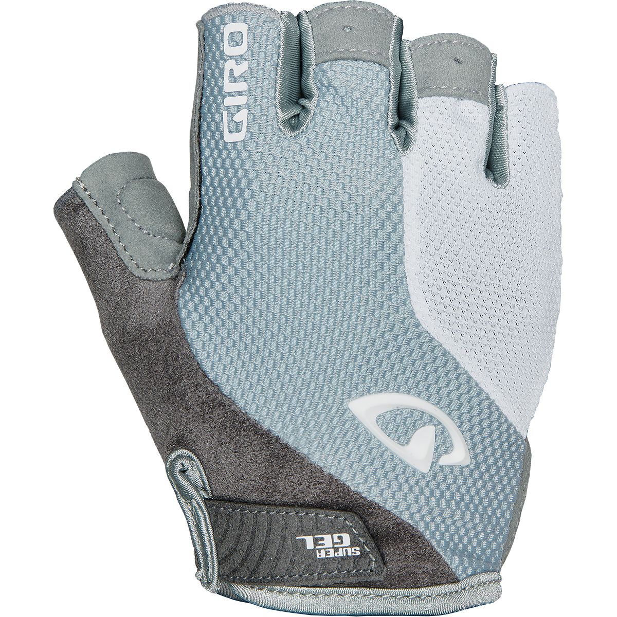 Giro Women's Strada Massa Supergel Glove in Titanium / Grey / White - Size: Medium