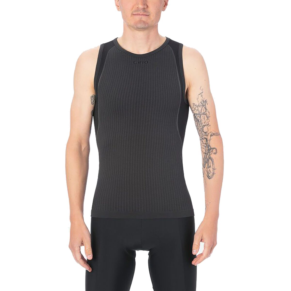 Giro Men's Chrono Sleeveless Base Layer in Charcoal - Size: M/L
