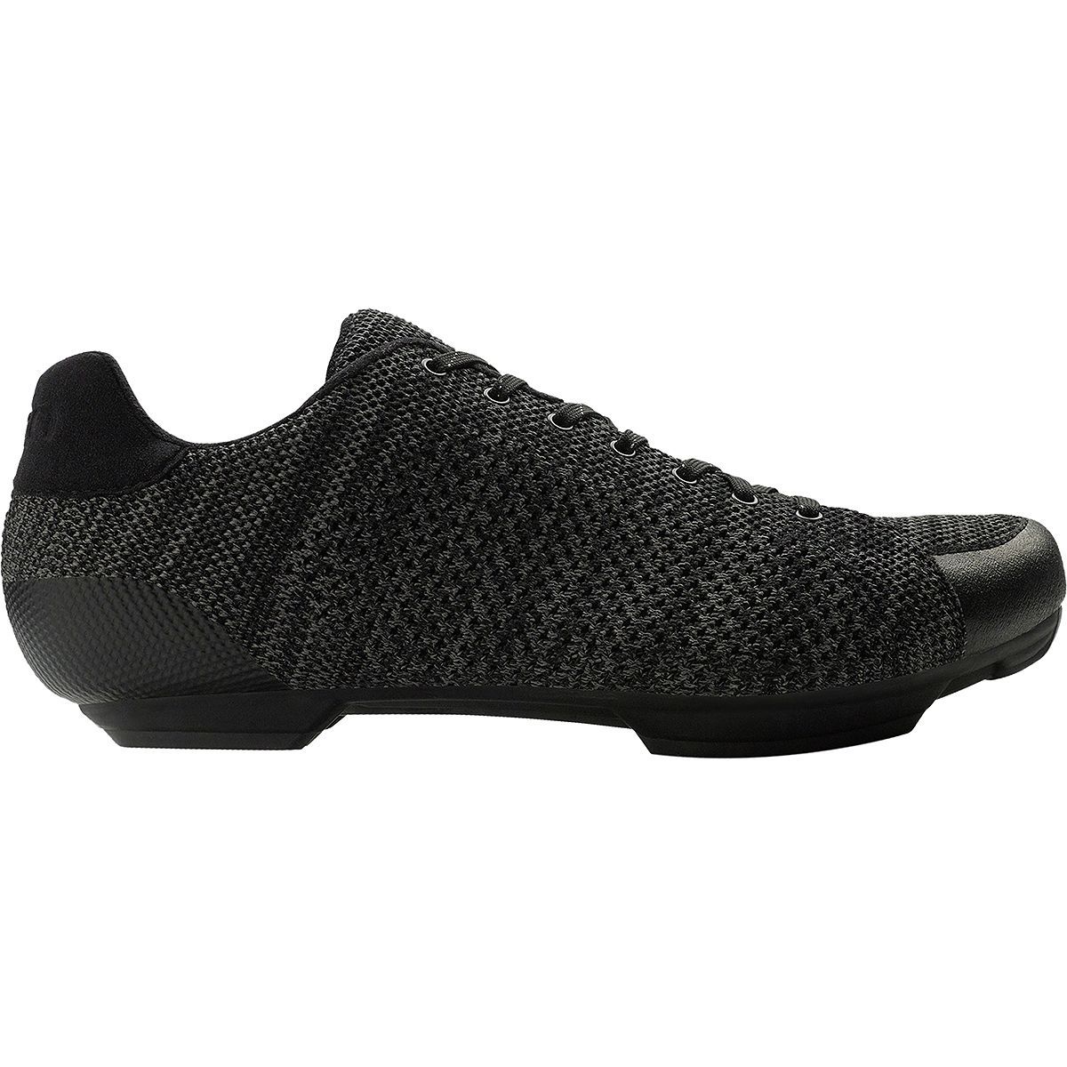 Giro Men's Republic R Knit Cycling Shoe in Black / Charcoal Heather - Size: 41