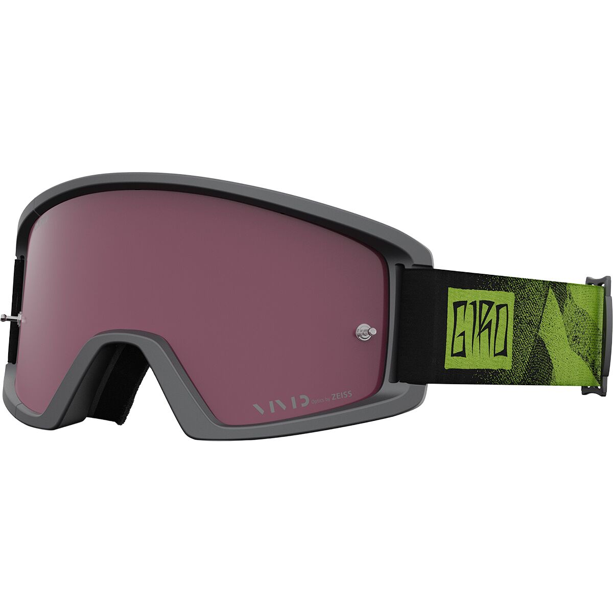 Giro Tazz MTB Vivid Trail Goggles in Black / Ano Lime / Vivid Trail Lens