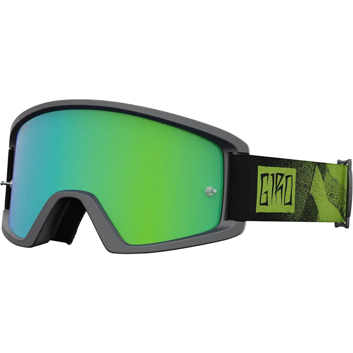 Giro Tazz MTB Goggles in Black / Ano Lime / Loden Green Lens