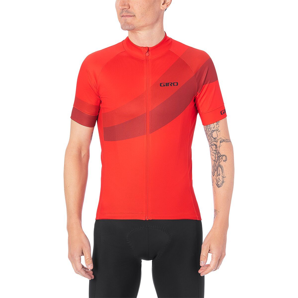 Giro Men's Chrono Sport Short-Sleeve Jersey in Black Sprint - Size: Medium