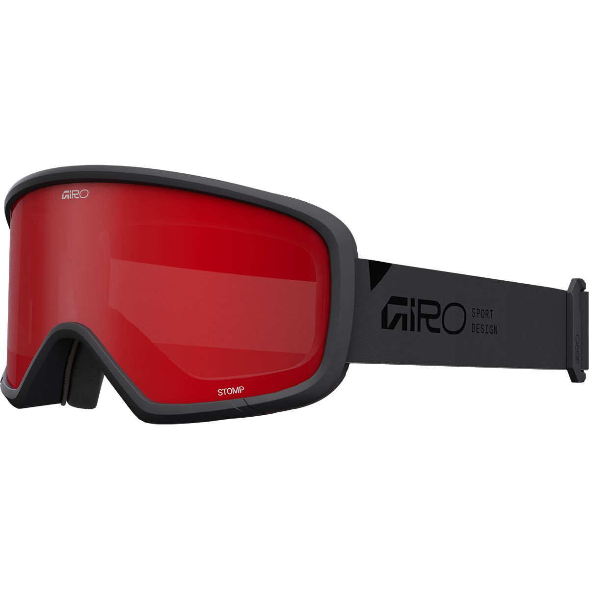 Giro Giro Stomp Goggles - Kids' in Grey Wordmark Scarlet - Size: Medium - $51.97 at Steep and Cheap
