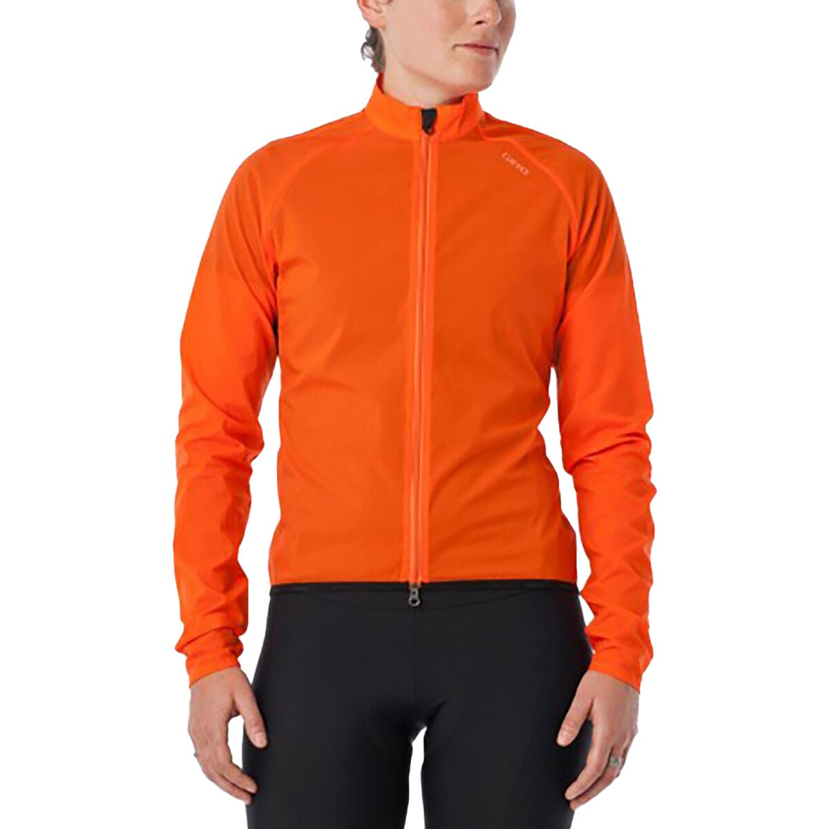Giro Women's Chrono Road Wind Jacket in Orange - Size: Large