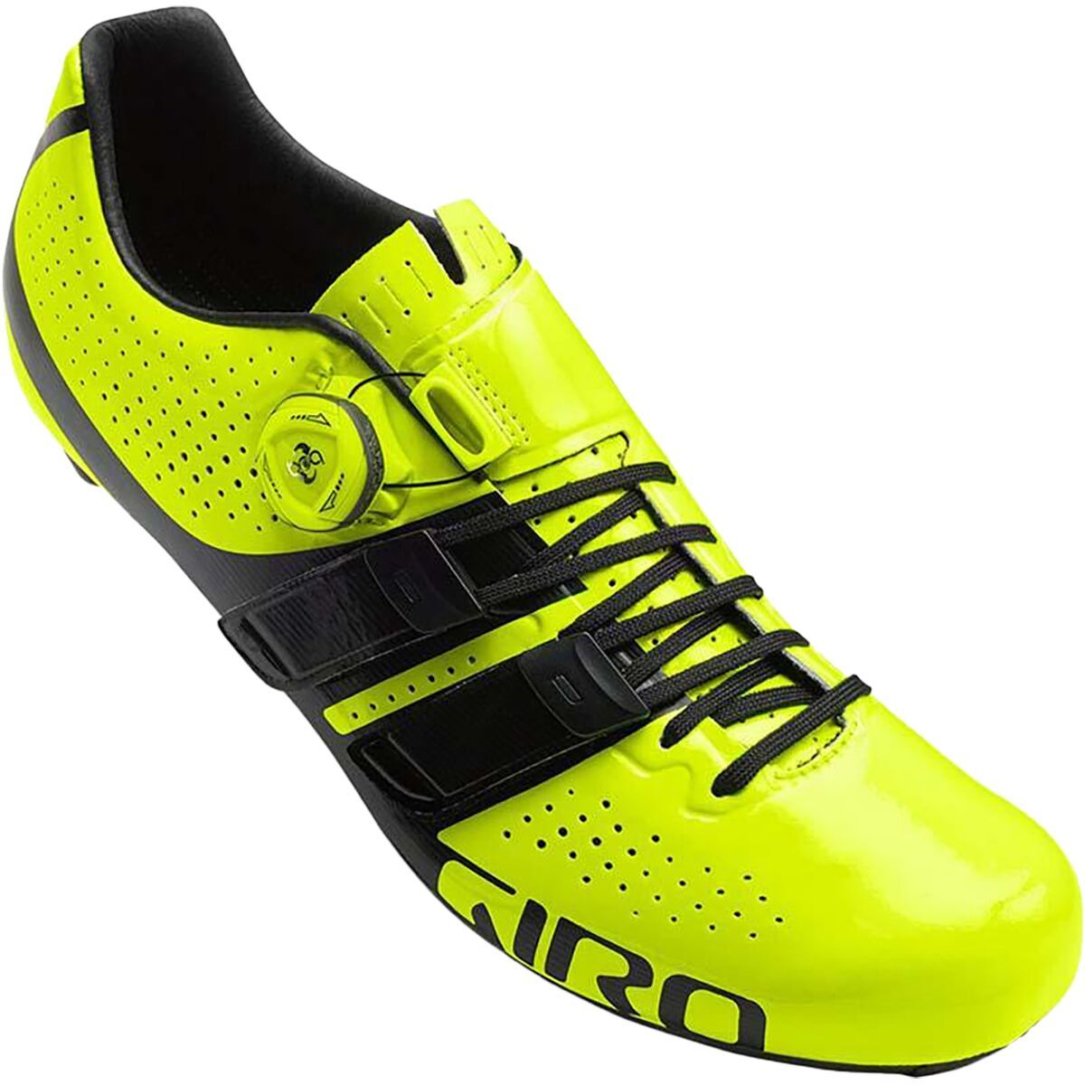 Giro Factor Techlace Cycling Shoes in Hi Yellow / Black - Size: 39