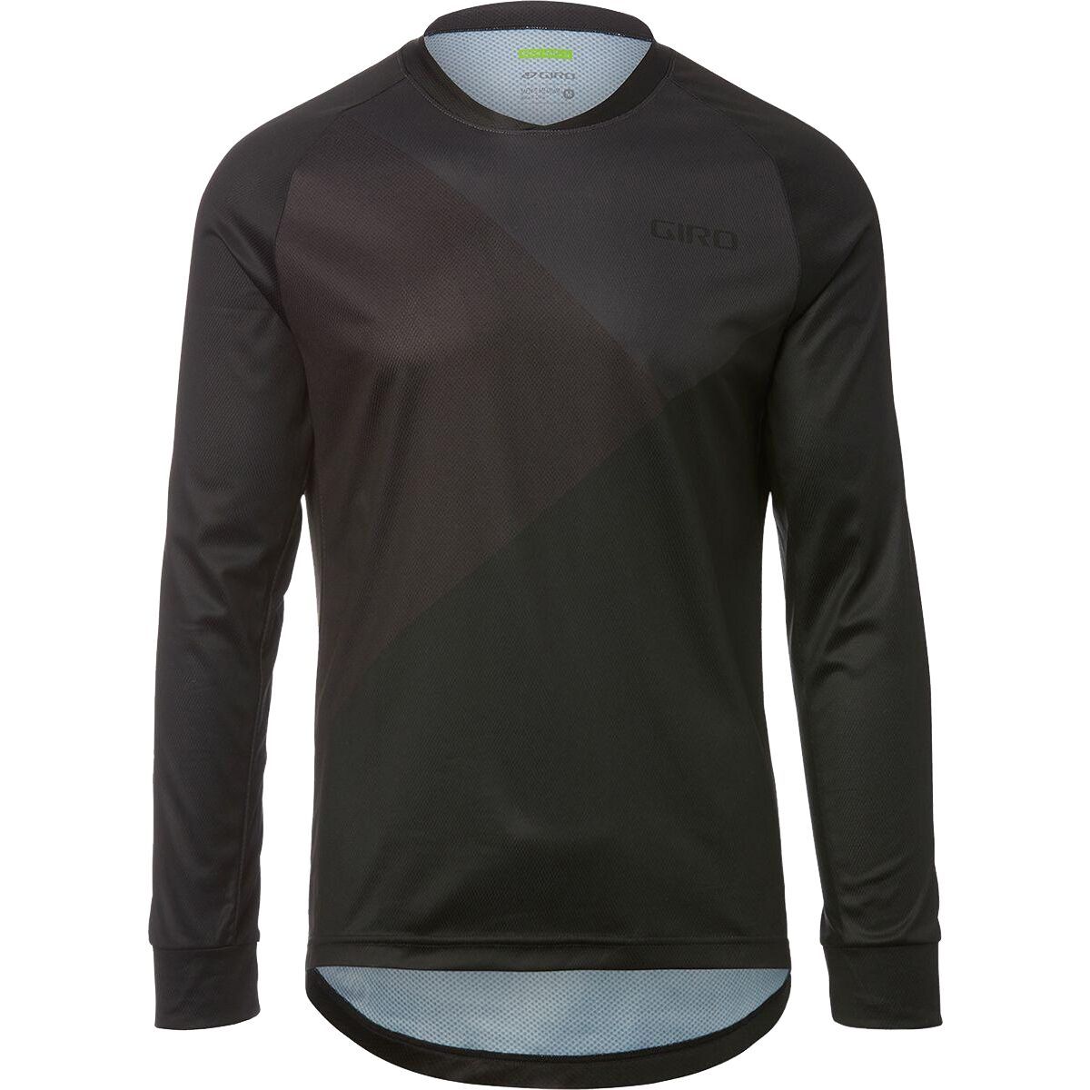 Giro Men's Roust LS Jersey in Black Heatwave - Size: Small