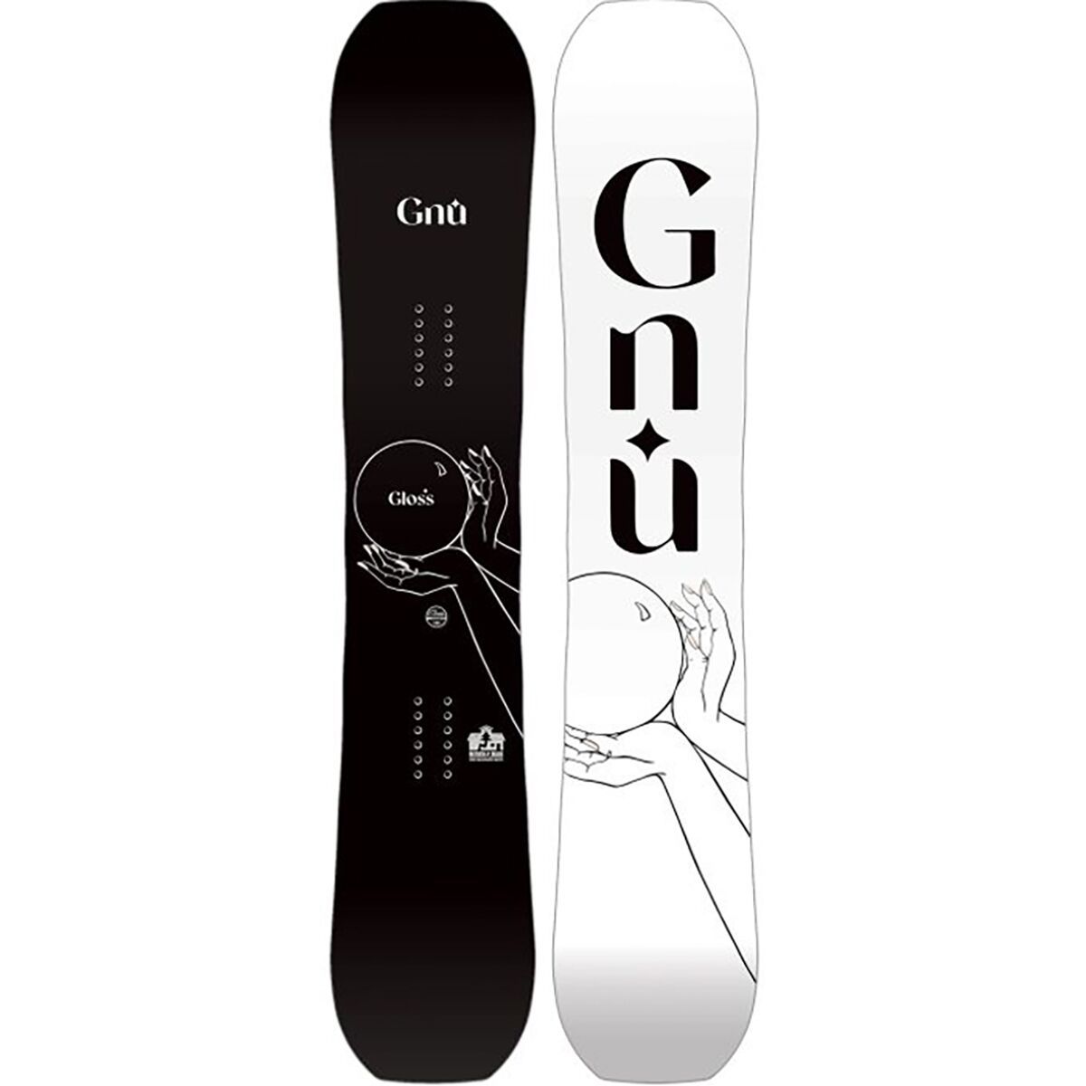 Gnu Women's Gloss Snowboard - 2024 - Size: 136cm