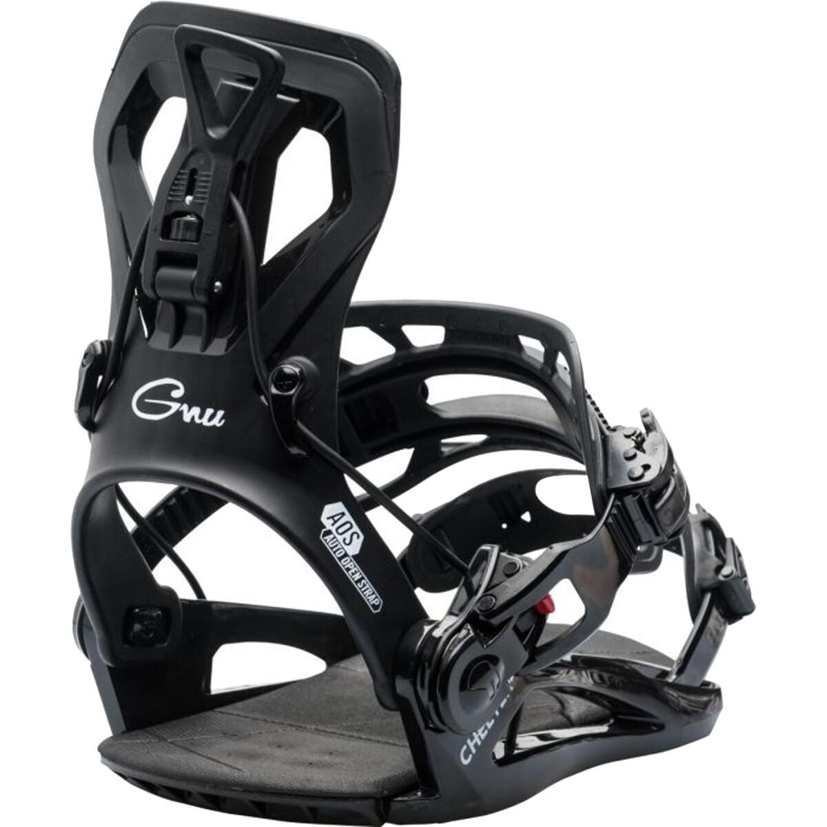 Gnu Cheeter Snowboard Binding - 2025 in Black - Size: Small