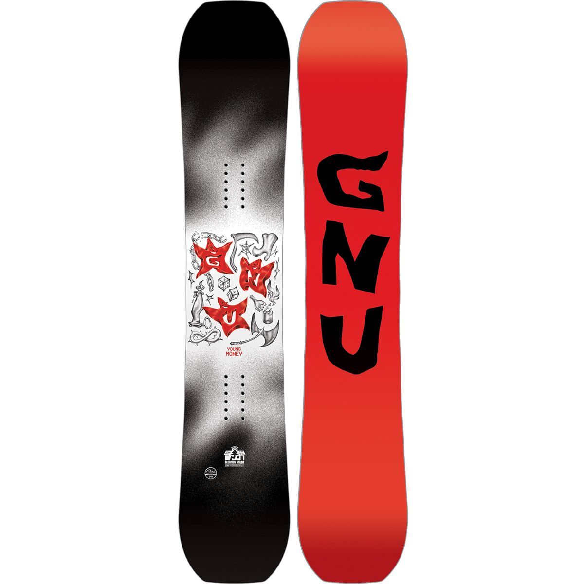 Gnu Young Money Snowboard - 2025 - Kids' - Size: 135cm