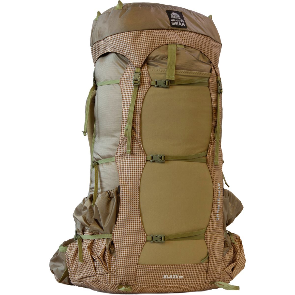 Granite Gear Blaze 60L Backpack in Pottery Clay / Brown Gingham / Walleye - Size: Regular