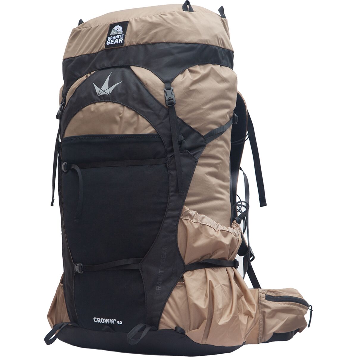Granite Gear Crown3 60L Backpack in Dunes / Black - Size: 60L/Long