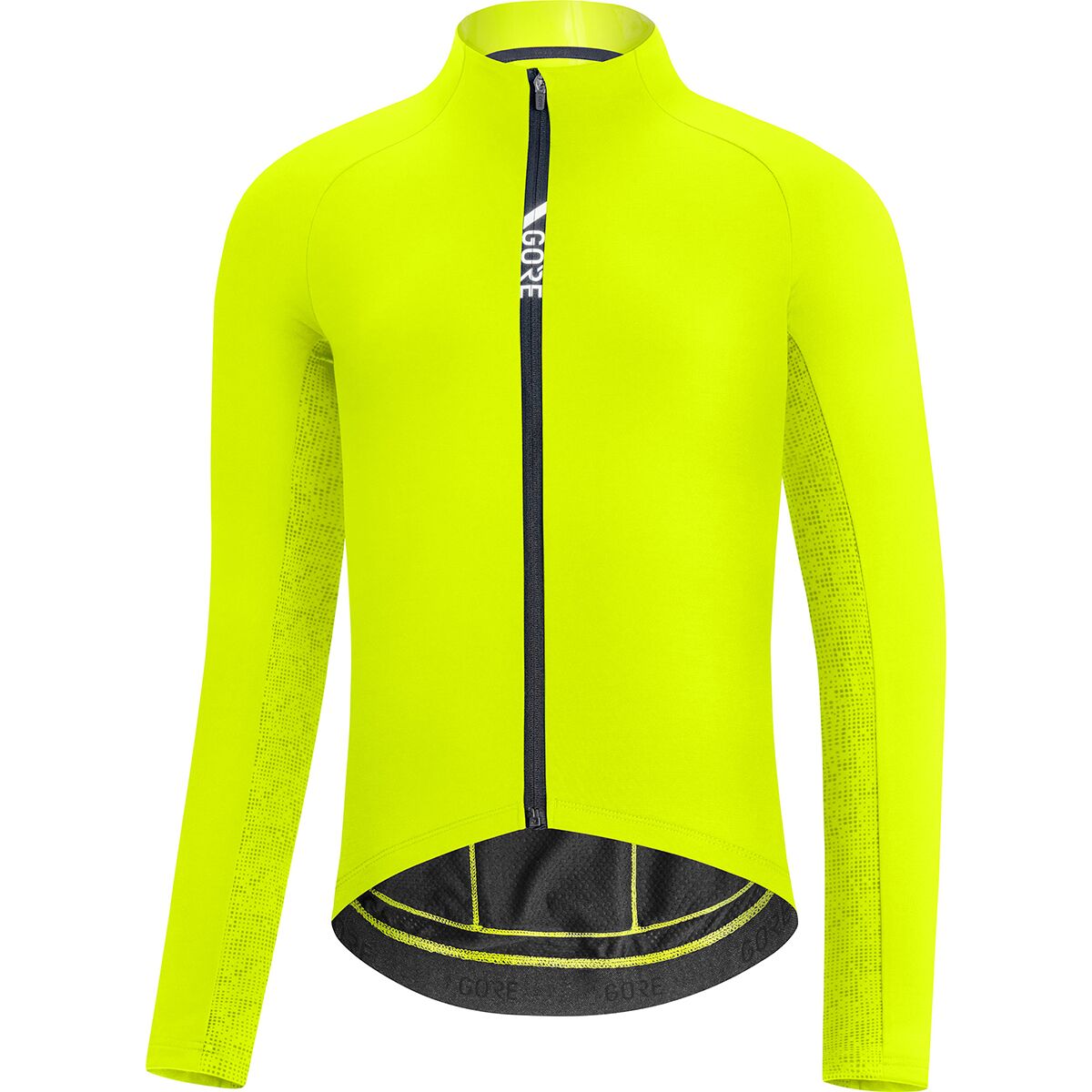 GOREWEAR Men's C5 Thermo Jersey in Neon Yellow / Citrus Green - Size: US M/EU L