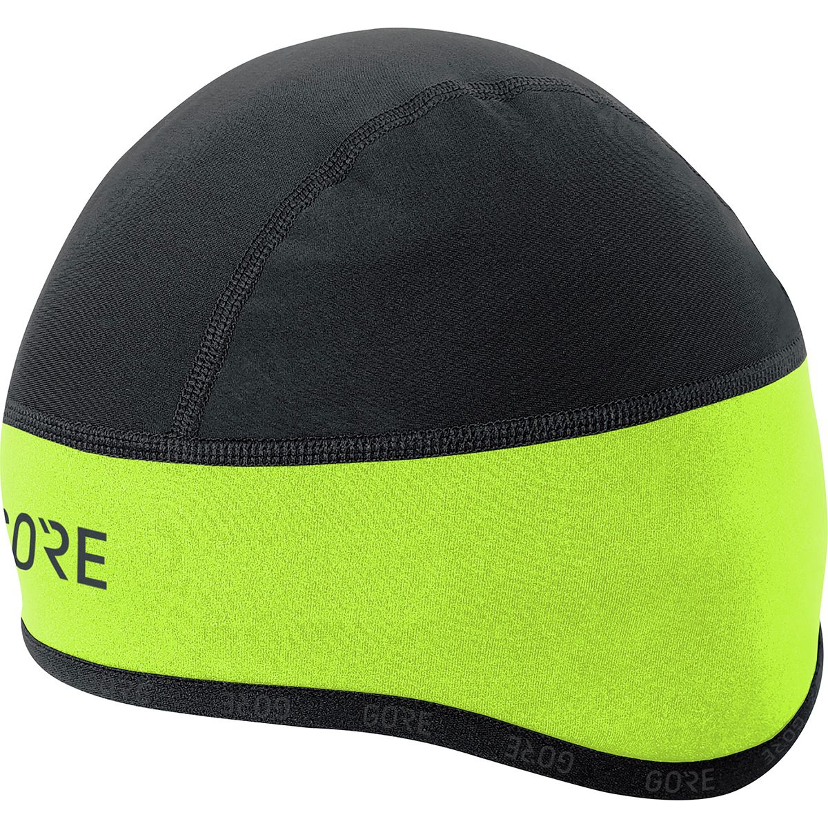 GOREWEAR GOREWEAR C3 GORE Windstopper Helmet Cap in Neon Yellow / Black - Size: Medium - $27.00 at Steep and Cheap